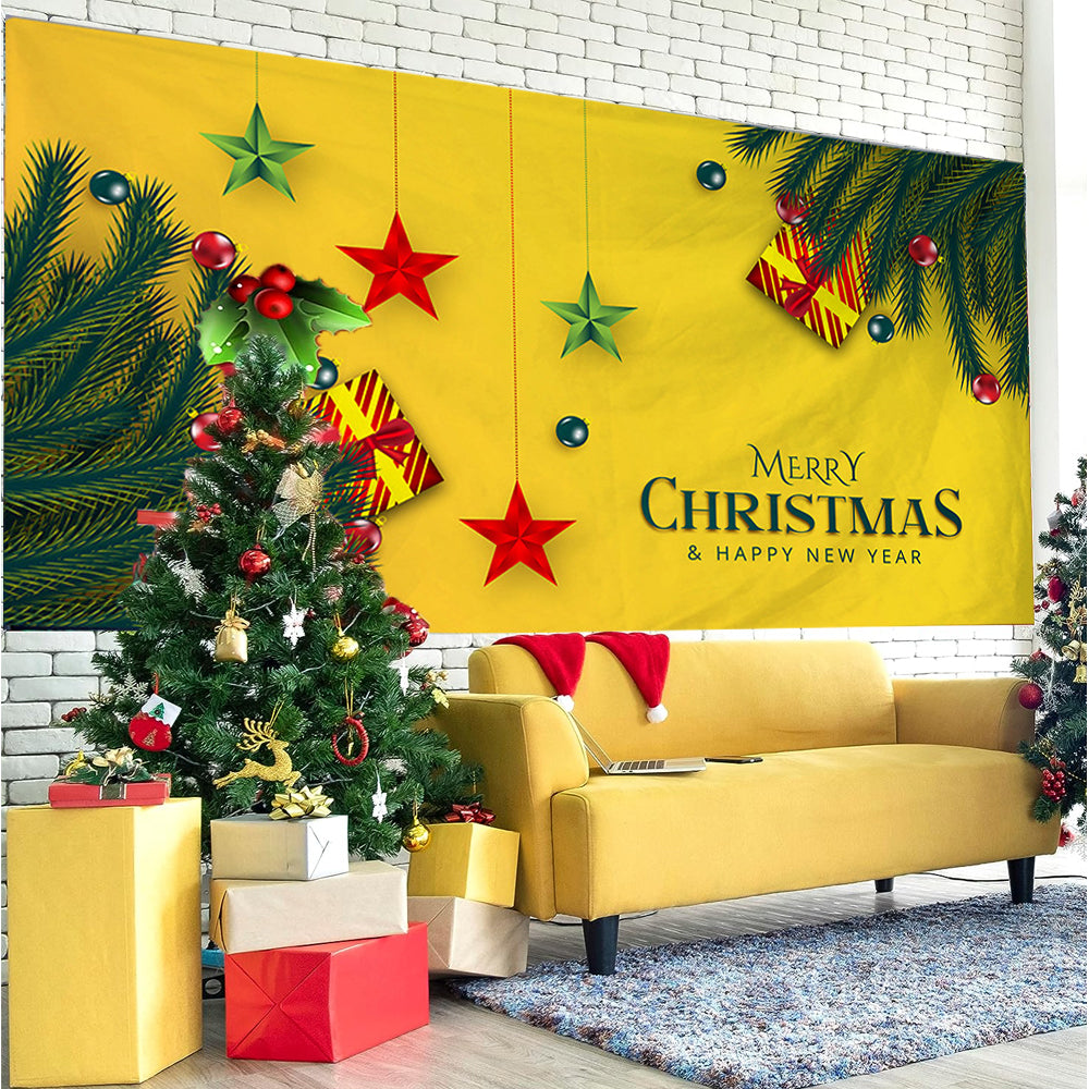 Christmas Garage Door Banner Decoration Hanging Christmas Backdrop Decoration