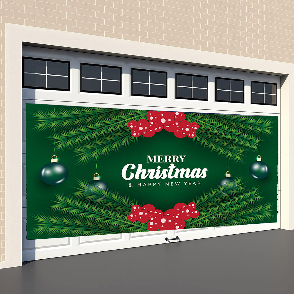 Christmas Garage Door Banner Decoration Hanging Christmas Backdrop Decoration
