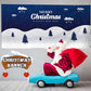 Christmas Garage Door Banner Decoration Hanging Christmas Backdrop Decoration