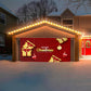 Christmas Garage Door Banner Decoration Hanging Christmas Backdrop Decoration