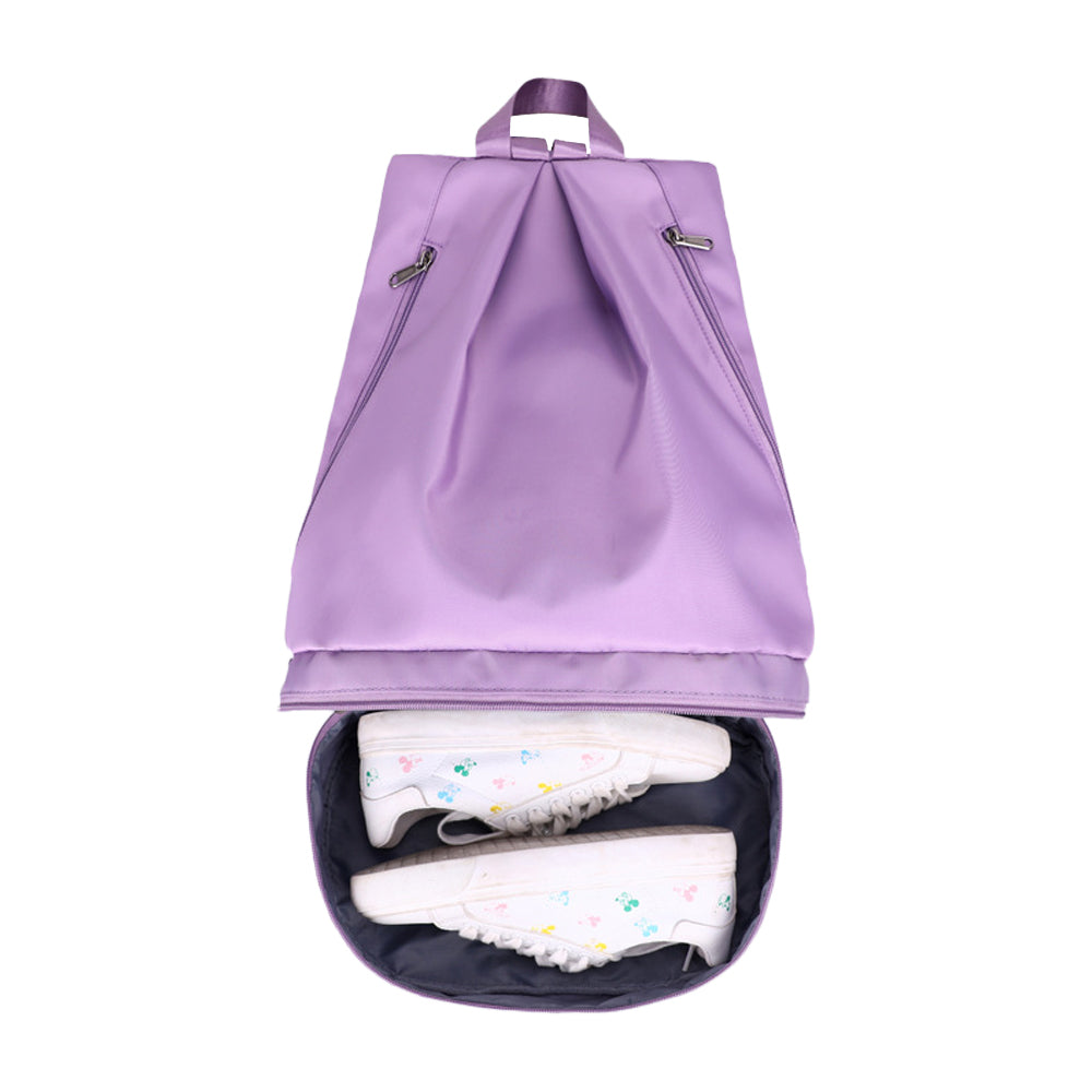 Travel Sports Dry and Wet Separation Backpack with Shoes Compartment