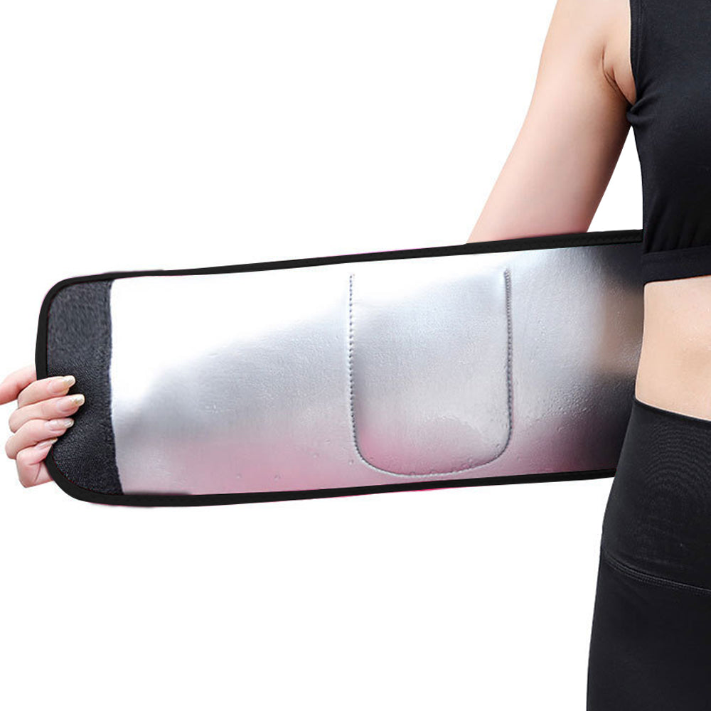 2Pcs Women Waist Trainer Sweat Band Sport Waist Shaper Belt