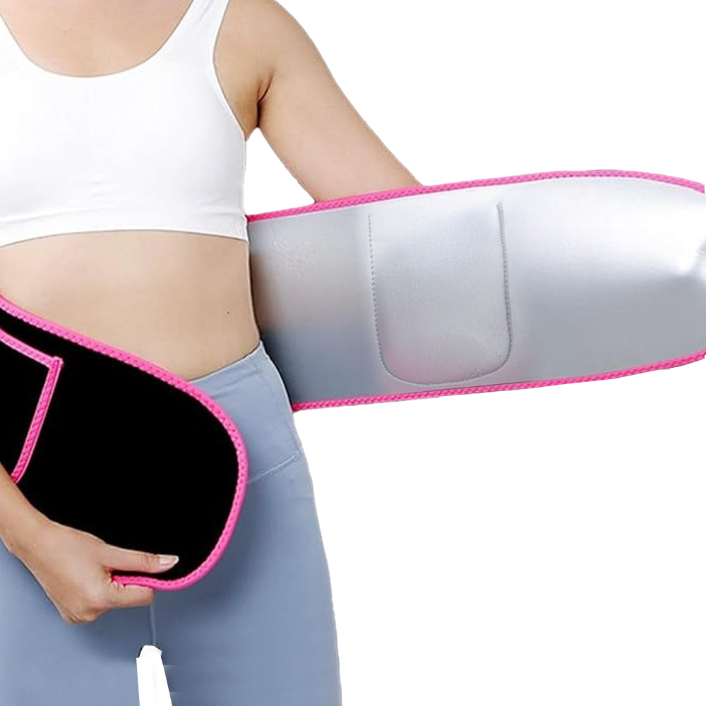 2Pcs Women Waist Trainer Sweat Band Sport Waist Shaper Belt