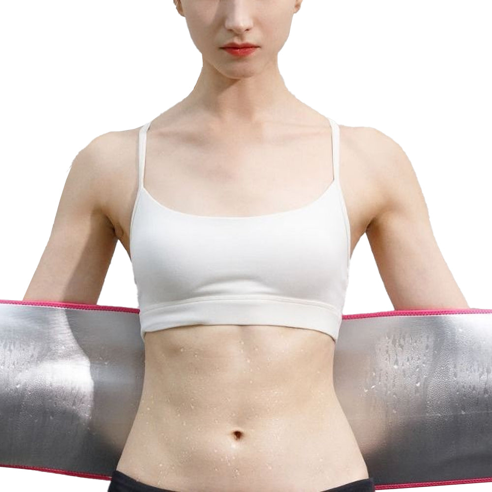 2Pcs Women Waist Trainer Sweat Band Sport Waist Shaper Belt