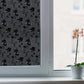 Static Cling Total Blackout Window Film Two Way Window Privacy Film100% UV Sun Blocking-Peonies