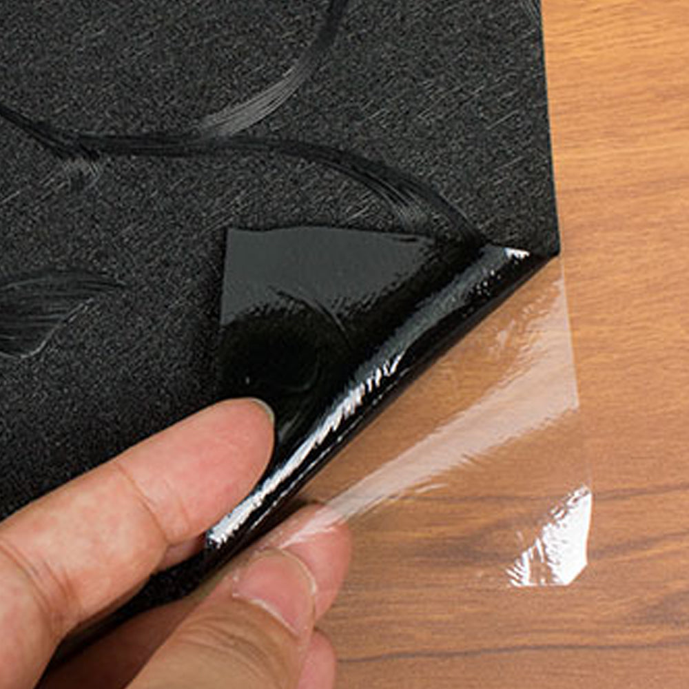 Static Cling Total Blackout Window Film Two Way Window Privacy Film100% UV Sun Blocking-Peonies