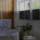 Static Cling Total Blackout Window Film Two Way Window Privacy Film100% UV Sun Blocking-Tulips