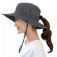 Sun Hat Bucket Hat Wide Brim Anti-UV Protection Hiking Fisherman Breathable Hat