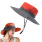 Sun Hat Bucket Hat Wide Brim Anti-UV Protection Hiking Fisherman Breathable Hat