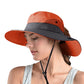 Sun Hat Bucket Hat Wide Brim Anti-UV Protection Hiking Fisherman Breathable Hat