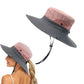 Sun Hat Bucket Hat Wide Brim Anti-UV Protection Hiking Fisherman Breathable Hat