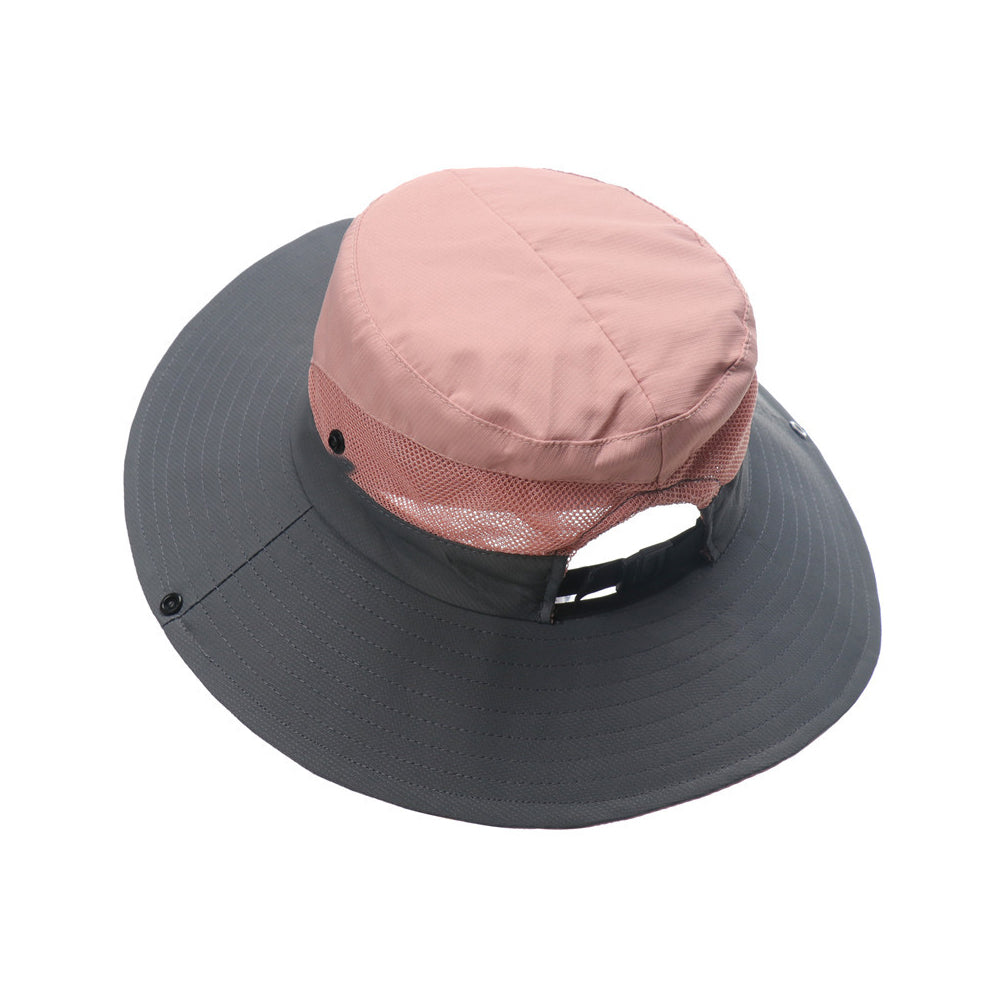 Sun Hat Bucket Hat Wide Brim Anti-UV Protection Hiking Fisherman Breathable Hat