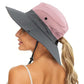 Sun Hat Bucket Hat Wide Brim Anti-UV Protection Hiking Fisherman Breathable Hat