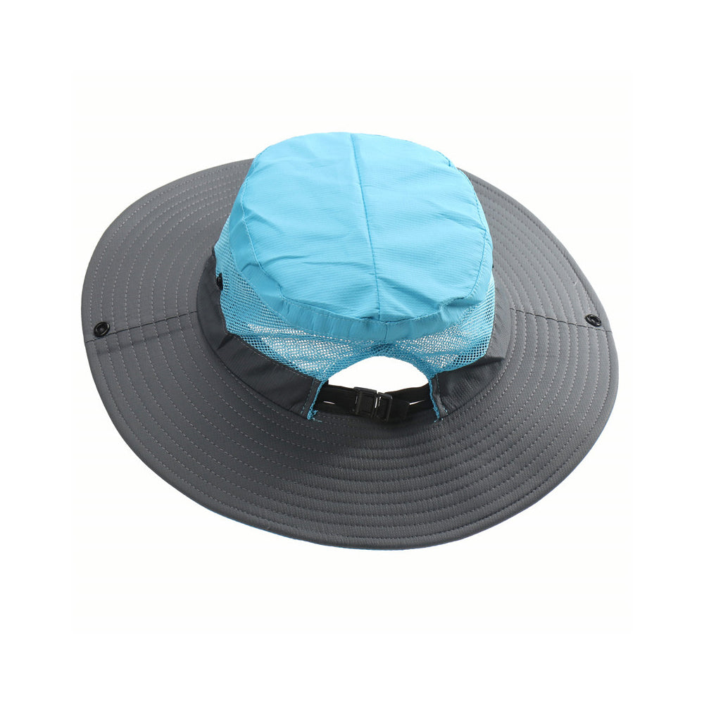 Sun Hat Bucket Hat Wide Brim Anti-UV Protection Hiking Fisherman Breathable Hat