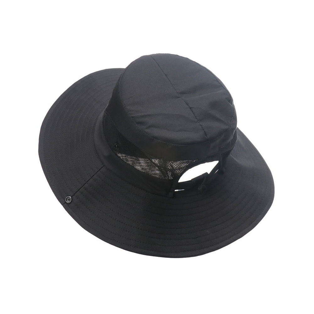 Sun Hat Bucket Hat Wide Brim Anti-UV Protection Hiking Fisherman Breathable Hat