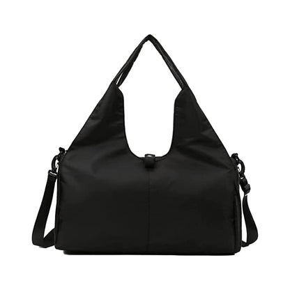 Gym Tote Bag with Shoe Compartment and Yoga Mat Holder
