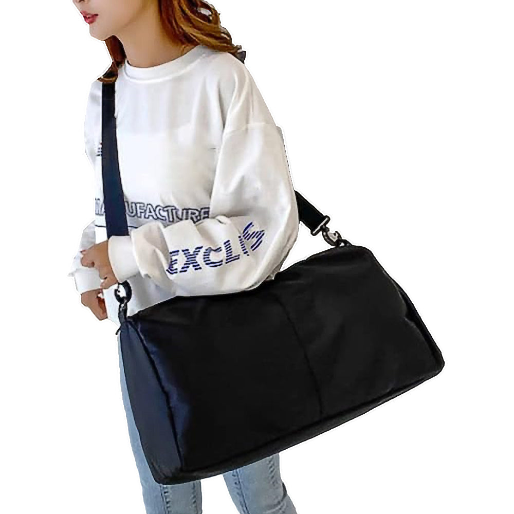 Gym Tote Bag with Shoe Compartment and Yoga Mat Holder
