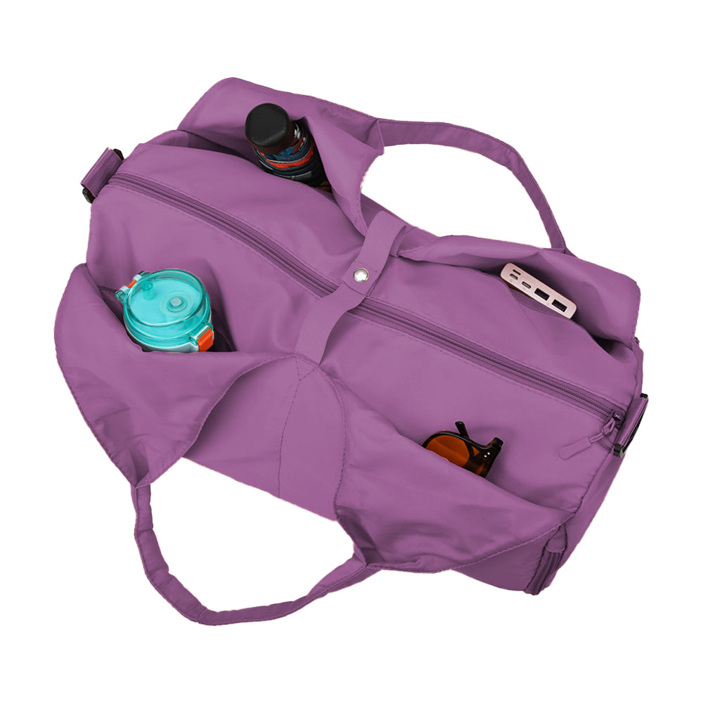 Gym Tote Bag with Shoe Compartment and Yoga Mat Holder