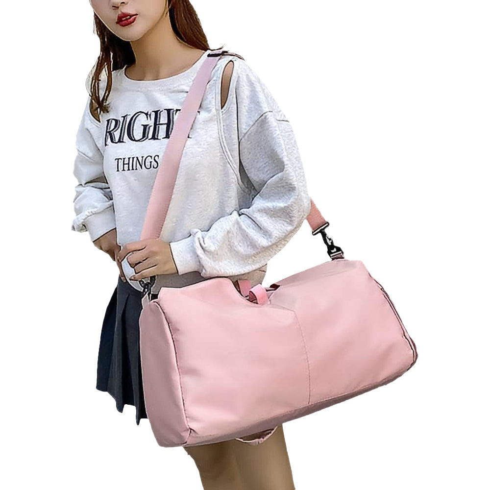 Gym Tote Bag with Shoe Compartment and Yoga Mat Holder