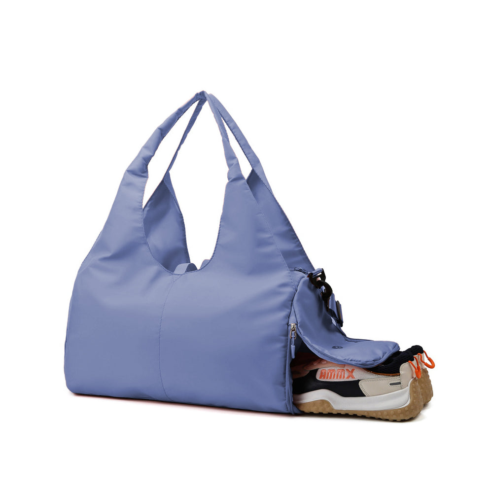Gym Tote Bag with Shoe Compartment and Yoga Mat Holder