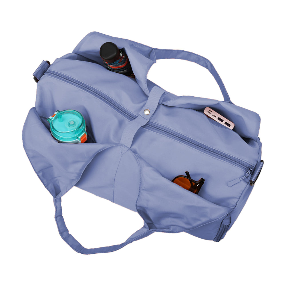 Gym Tote Bag with Shoe Compartment and Yoga Mat Holder