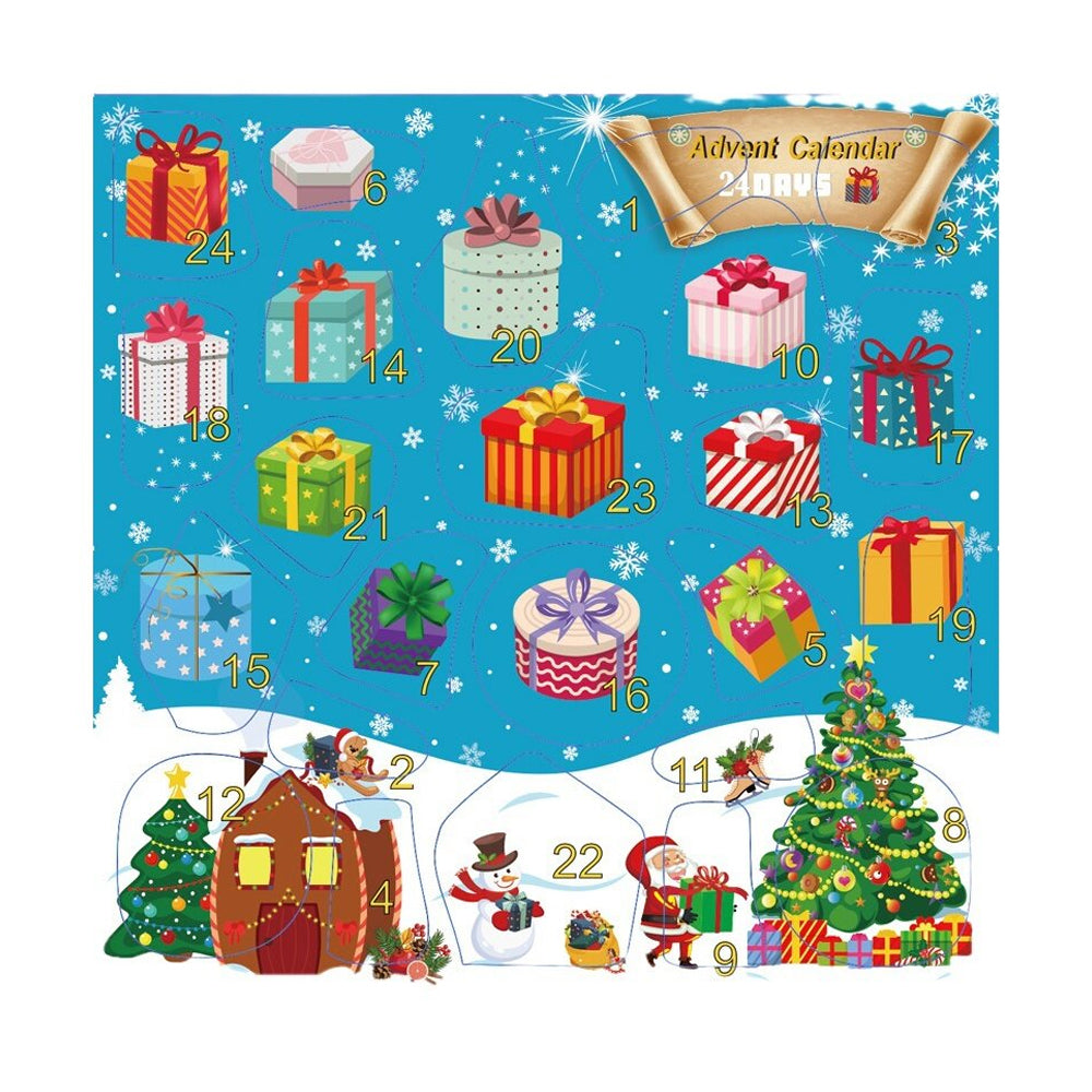 Christmas Tree Oranments 24 Days Countdown Advent Calendar