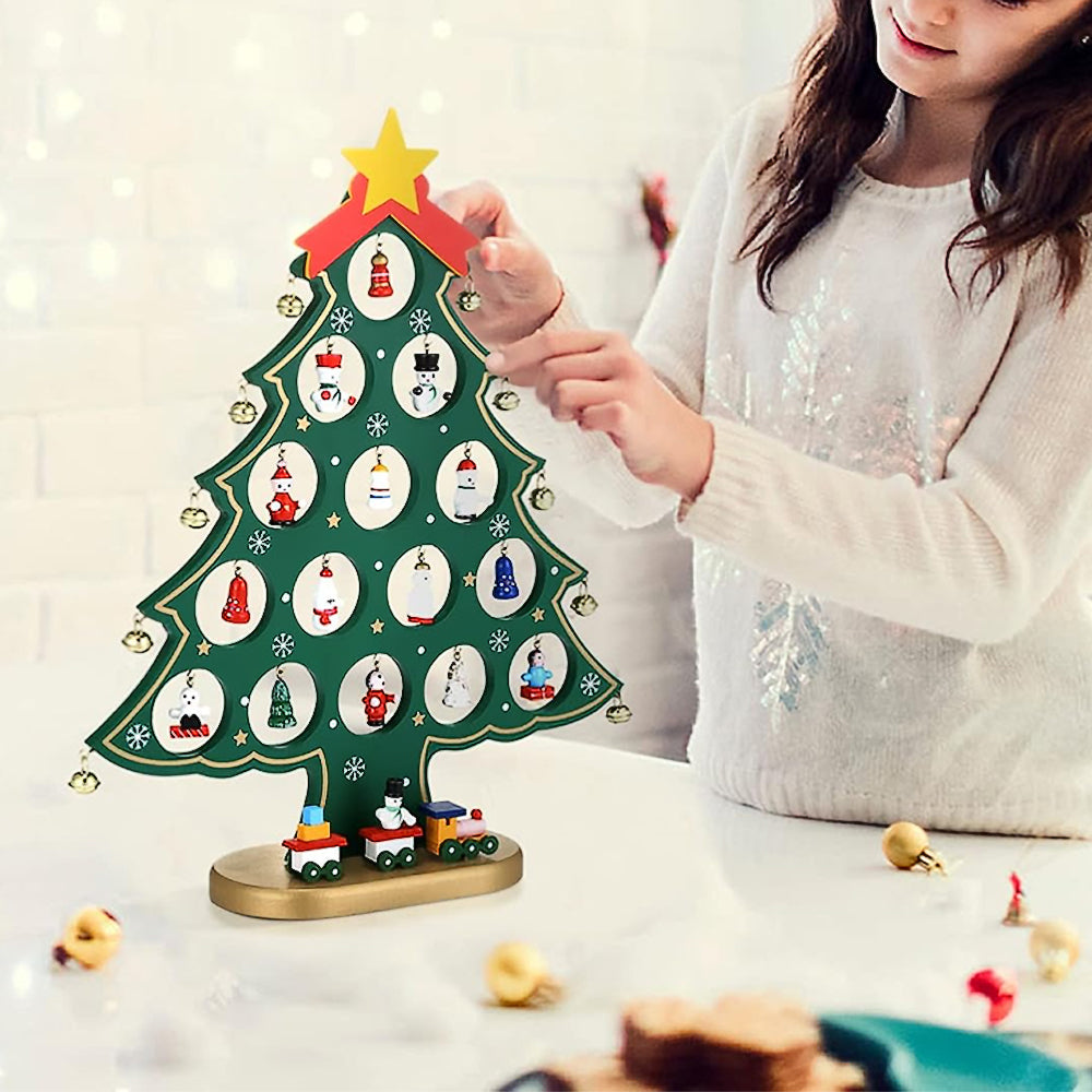 Christmas Tree Oranments 24 Days Countdown Advent Calendar