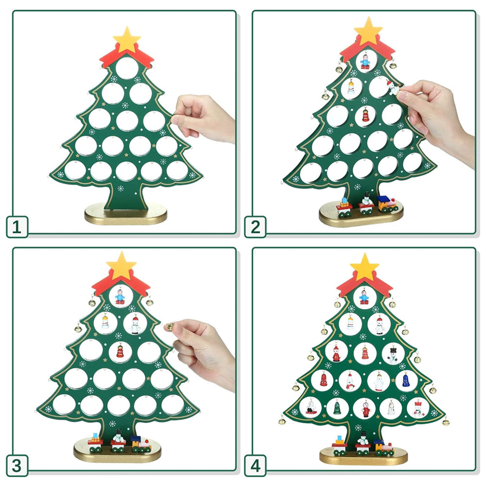 Christmas Tree Oranments 24 Days Countdown Advent Calendar