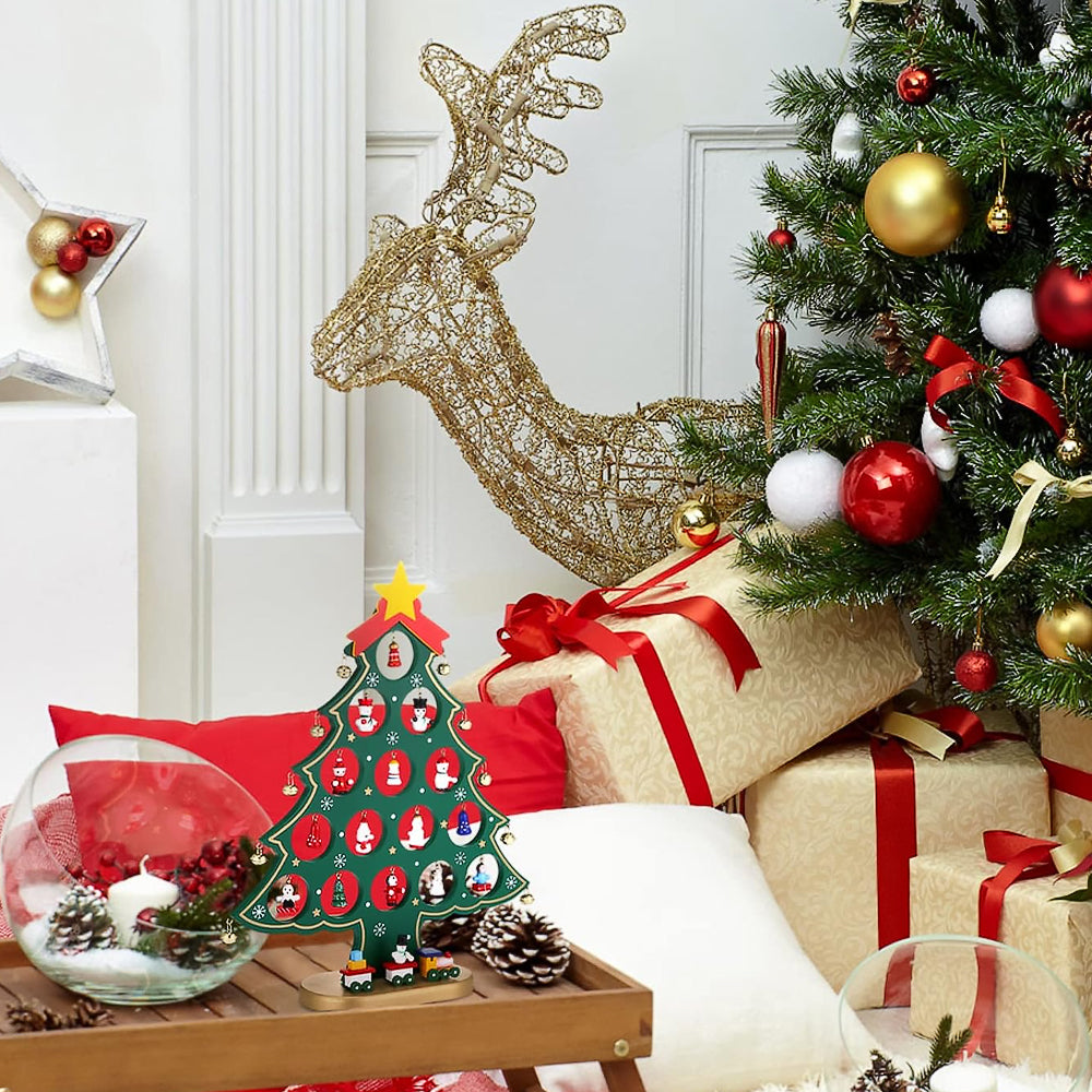 Christmas Tree Oranments 24 Days Countdown Advent Calendar