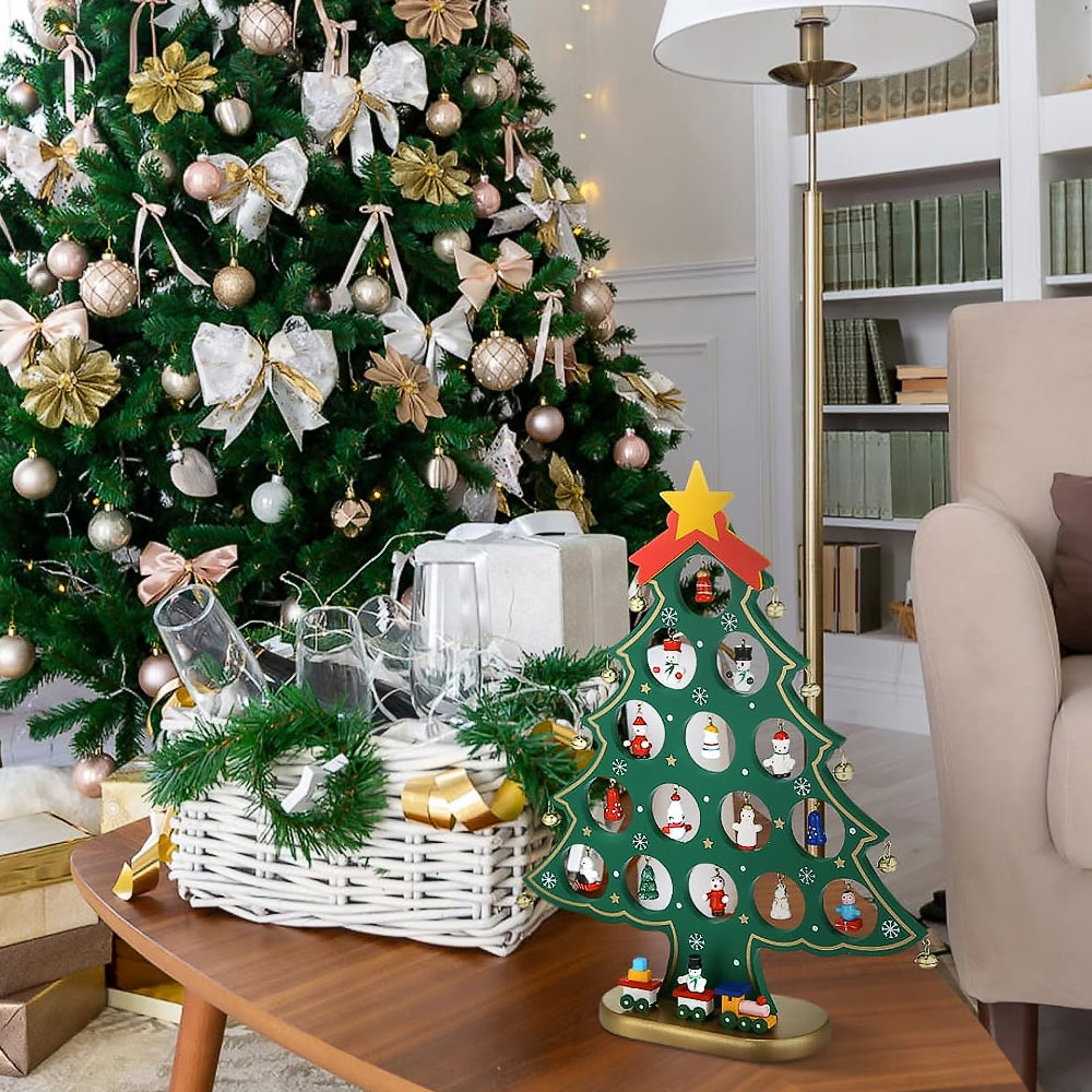 Christmas Tree Oranments 24 Days Countdown Advent Calendar