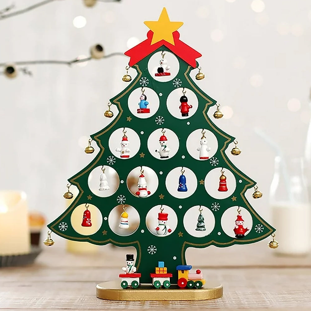 Christmas Tree Oranments 24 Days Countdown Advent Calendar