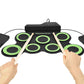 Electric Drum Set 7-Pad Electronic Drum Set Roll-up Drum Practice Pad