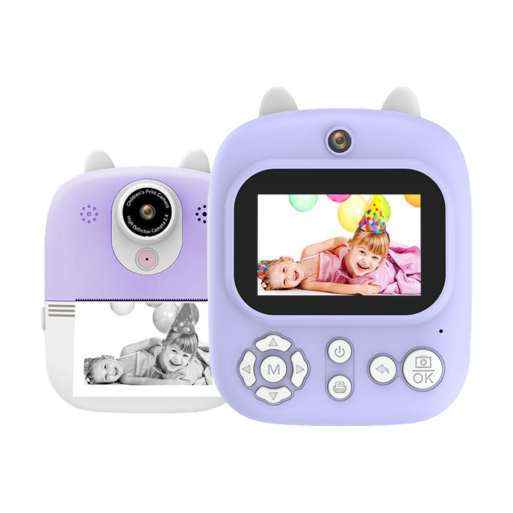 Instant Print Camera for Kids with 32GB Memory Card and 3 Rolls Print Paper