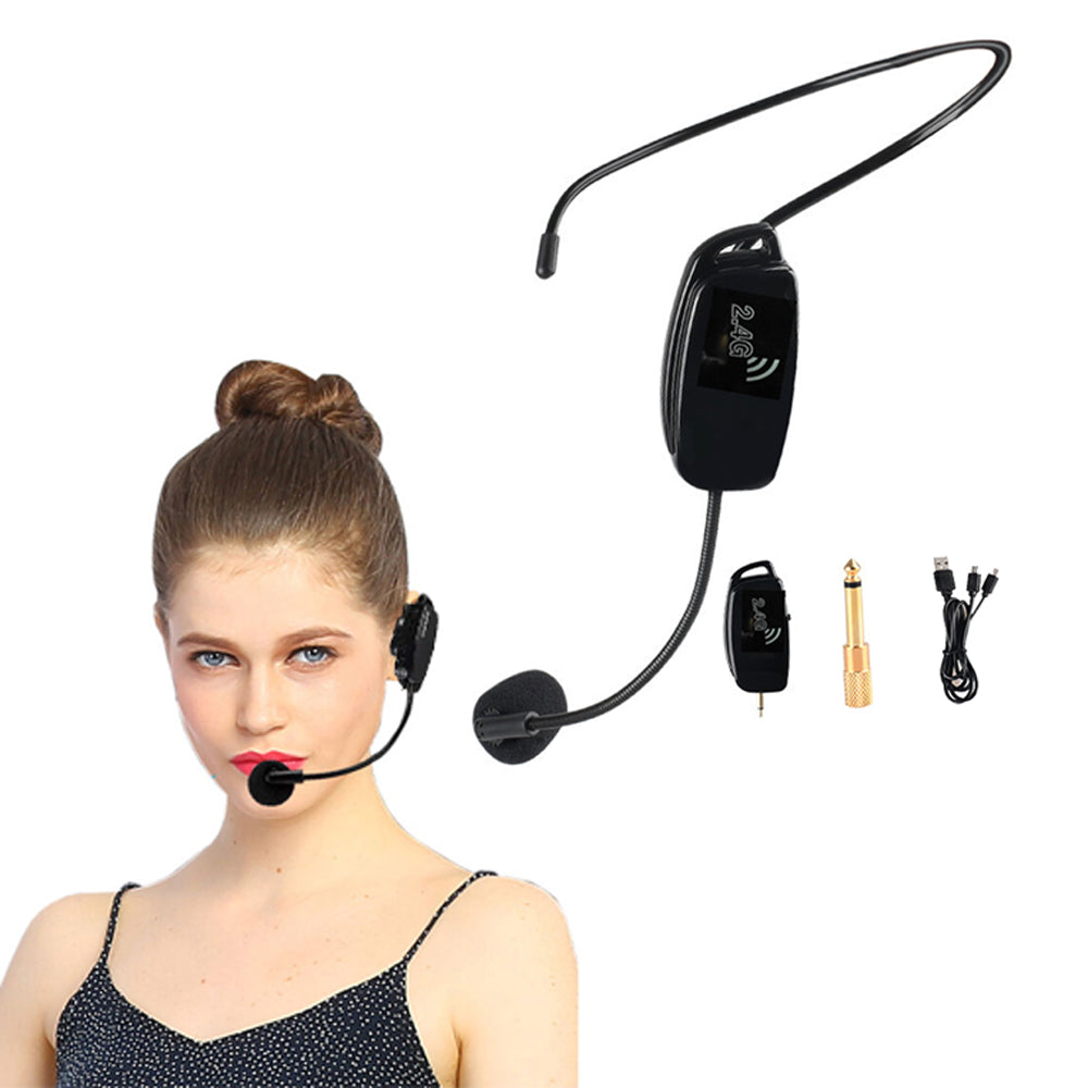 2-in-1 Wireless Microphone Headset