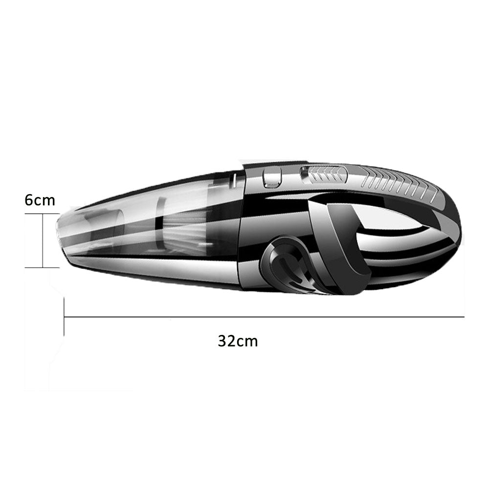 USB Rechargeable Cordless Car Wet and Dry Dust Buster 9000PA High Power Vacuum Cleaner Handheld Vacuum for Car