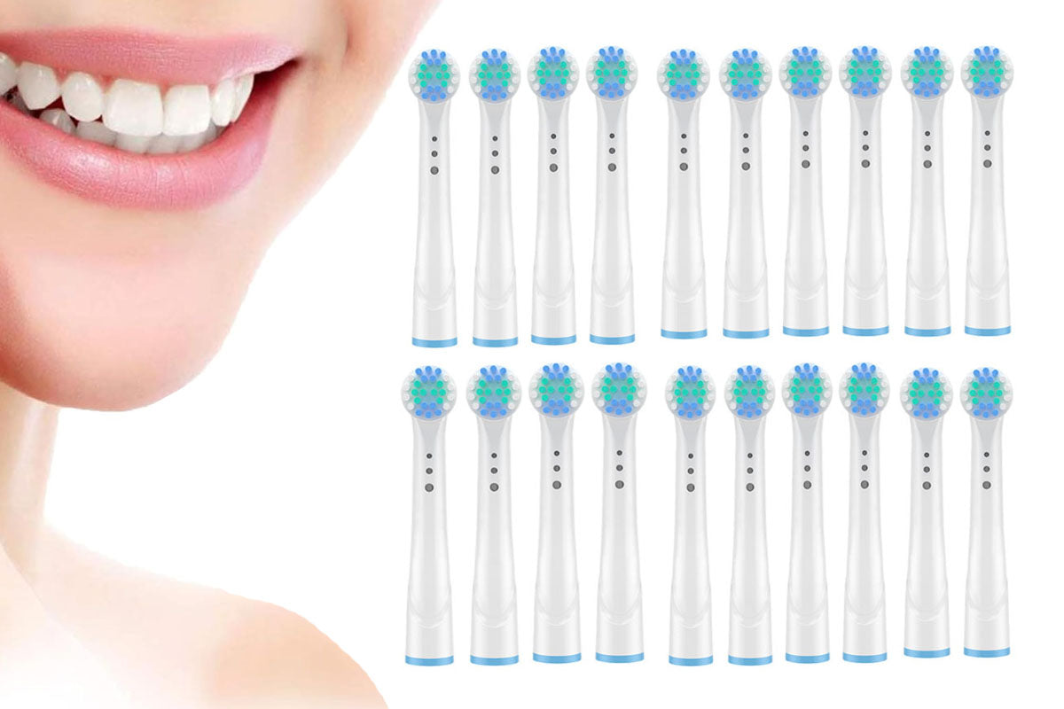 20 Pcs Electric Toothbrush Replacement Heads Compatible with Oral-B Toothbrush