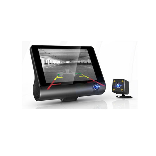 1080P Dash Cam Wide-Angle Car Driving Recorder With Rear View Camera