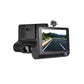 1080P Dash Cam Wide-Angle Car Driving Recorder With Rear View Camera