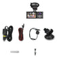 Front and Rear Inside 3 Channel Car Dash Cam with 32GB Card