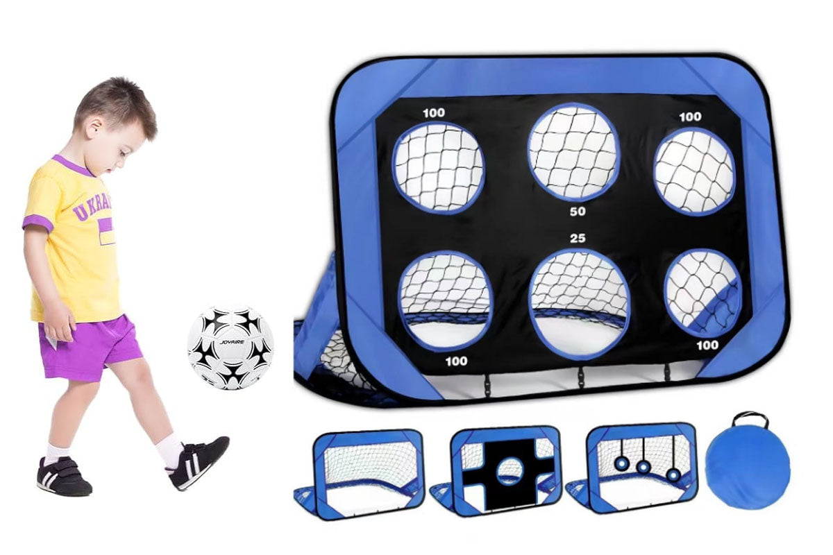 2 in 1 Kids Outdoor Soccer Training Goals Set for Backyard
