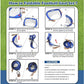 2 in 1 Kids Outdoor Soccer Training Goals Set for Backyard