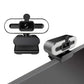 4K Webcam for PC with Light Computer Camera with Built-in Microphone Plug & Play USB Webcam