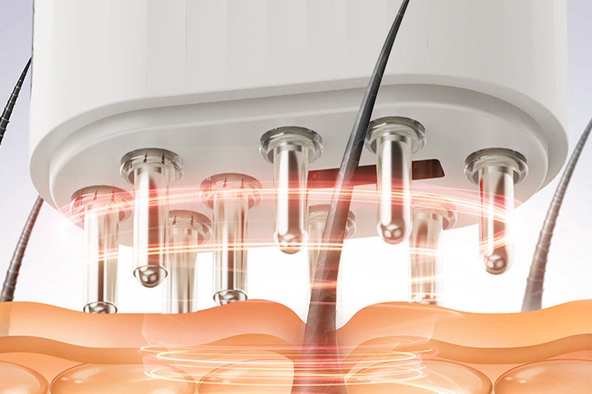 2 in 1 Electric Scalp Massager Hair Oil Applicator
