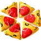 4-Pairs Novelty Pizza Socks Unisex Present Socks