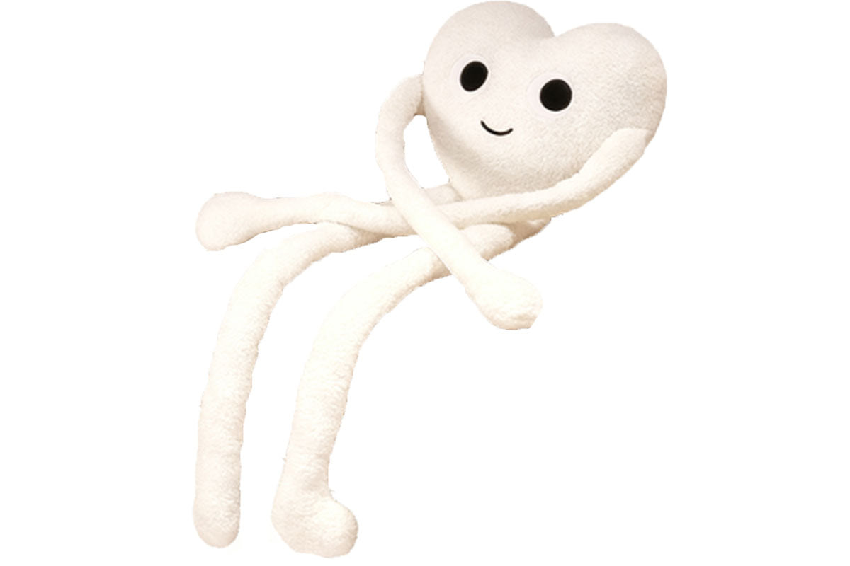 Long Legs Stuffed Heart Plush Toy