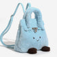3 In 1 Cute Face Birkin-Inspired Plush Backpack