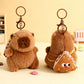 Cute Capybara Plush Keychain for Animal Lovers