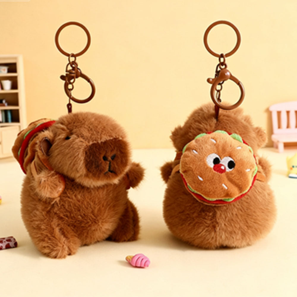 Cute Capybara Plush Keychain for Animal Lovers