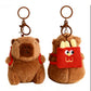 Cute Capybara Plush Keychain for Animal Lovers