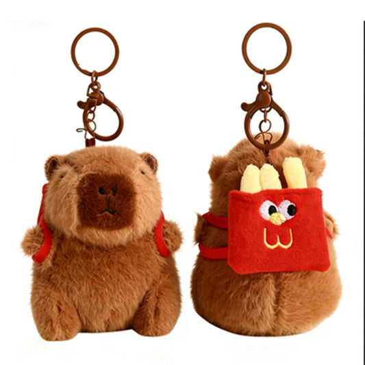 Cute Capybara Plush Keychain for Animal Lovers